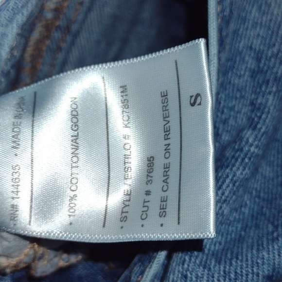 KANCAN Distressed denim shorts overalls - Picture 10 of 14